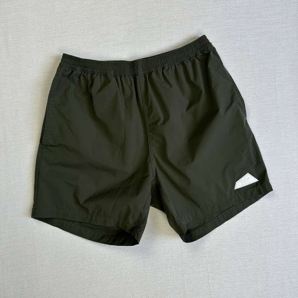 Salvage Public Honolulu Hawaii Nylon Liner-less Shorts Men Size Small Green